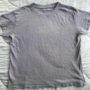 Pull&Bear medium lavender t-shirt